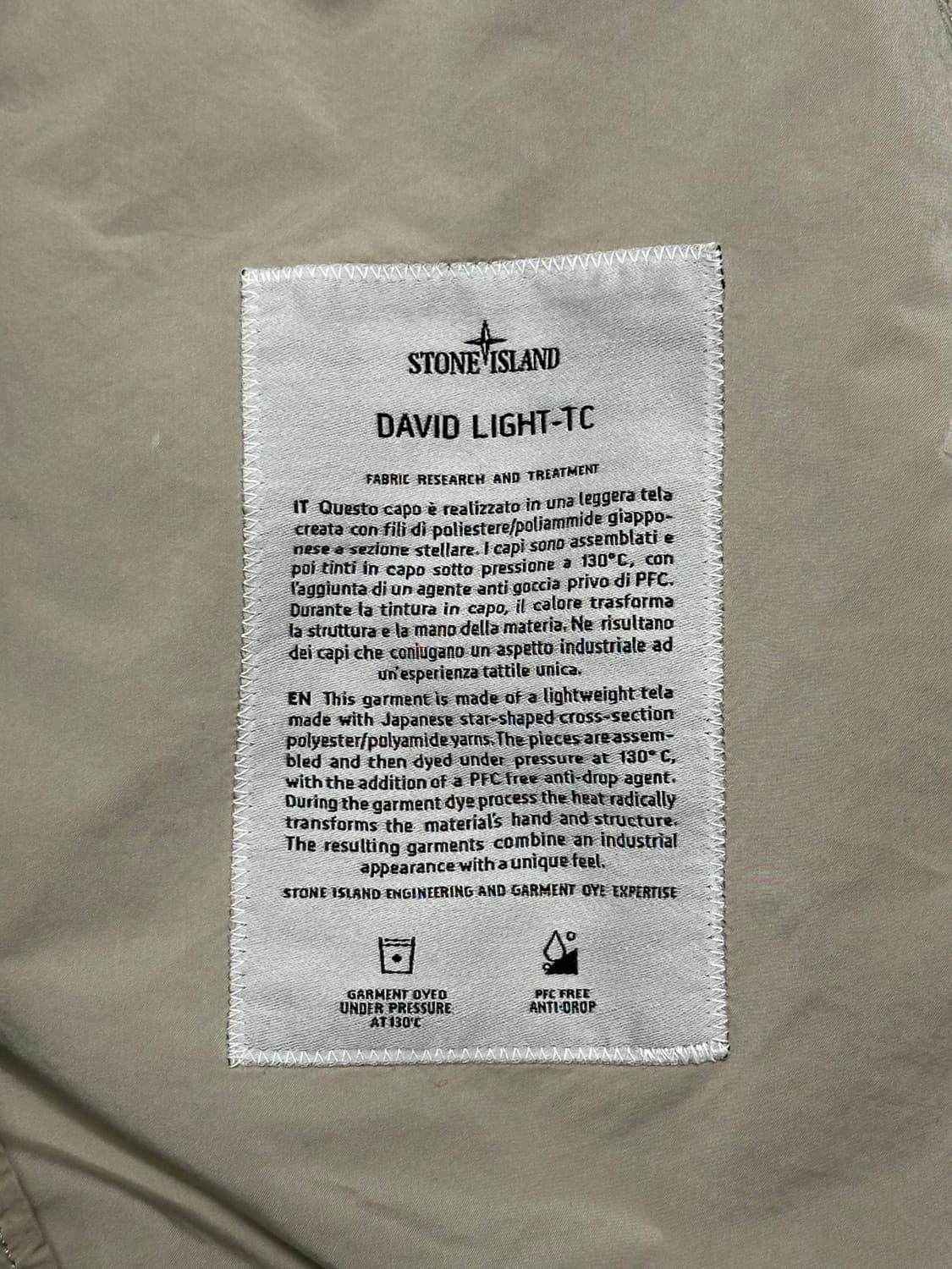 스톤아일랜드 다비드 라이트 tc 자켓 XL(105-110) 국내판 상품이미지2