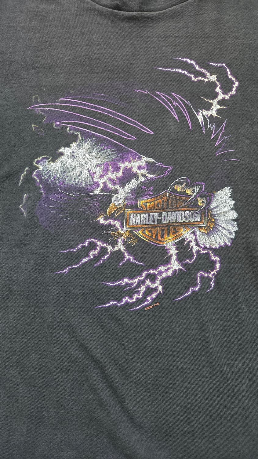 [L] 00s Harley davdison Eagle 티셔츠 상품이미지2