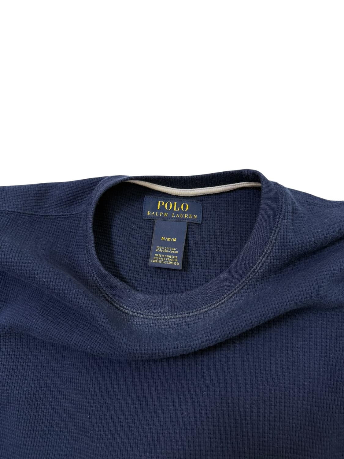 폴로 네이비 와플 니트 롱슬리브 상품이미지7