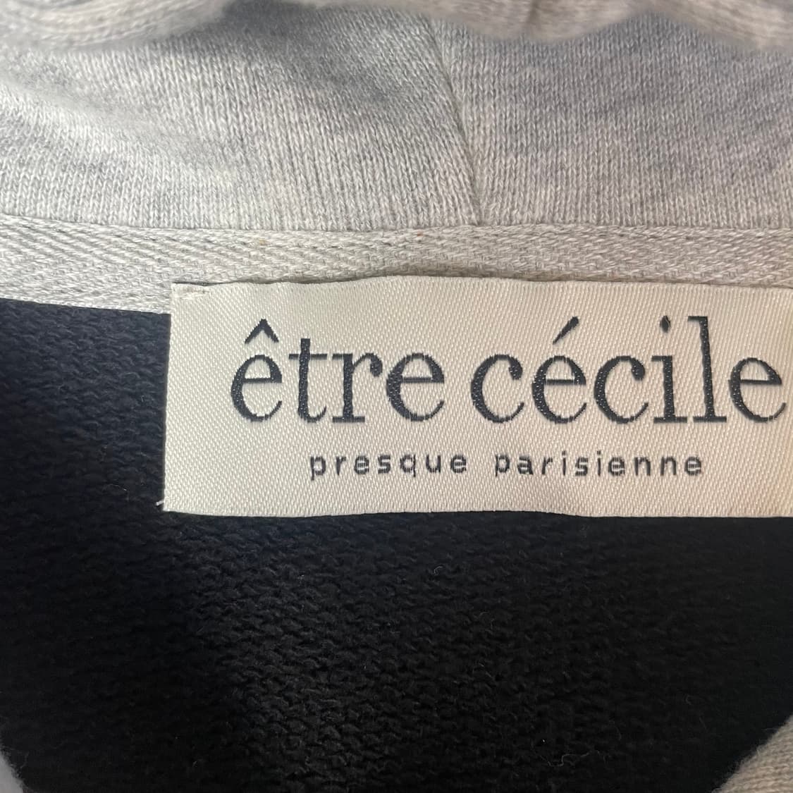 에트르세실 반반배색 후드집업 XS 상품이미지4