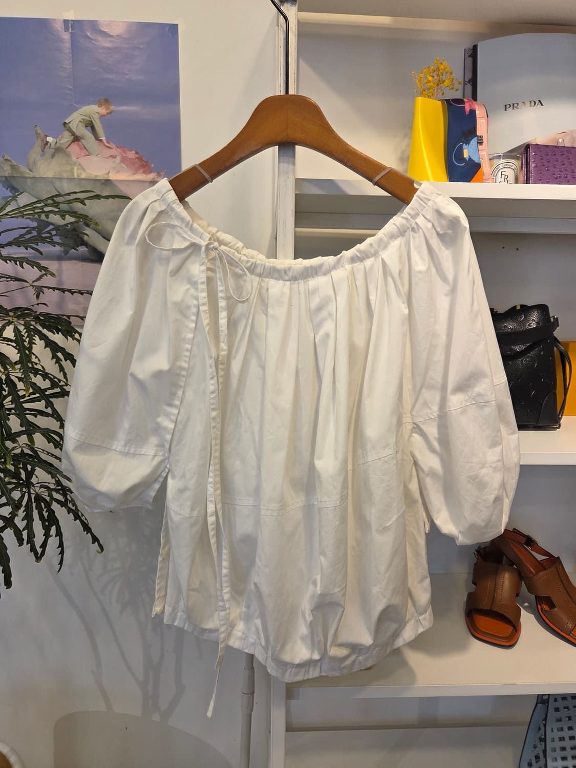 MARNI 마르니 퍼프 리본 블라우스 상품이미지7