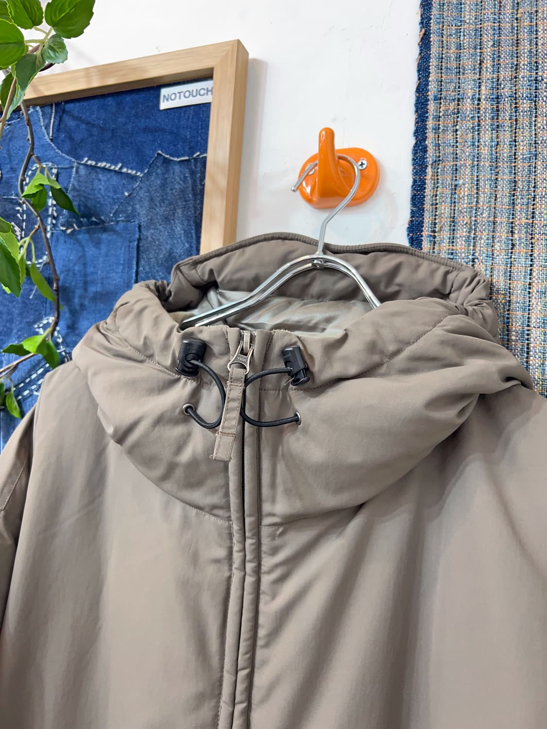 00's Montbell Puff Hoodie Brown 상품이미지3