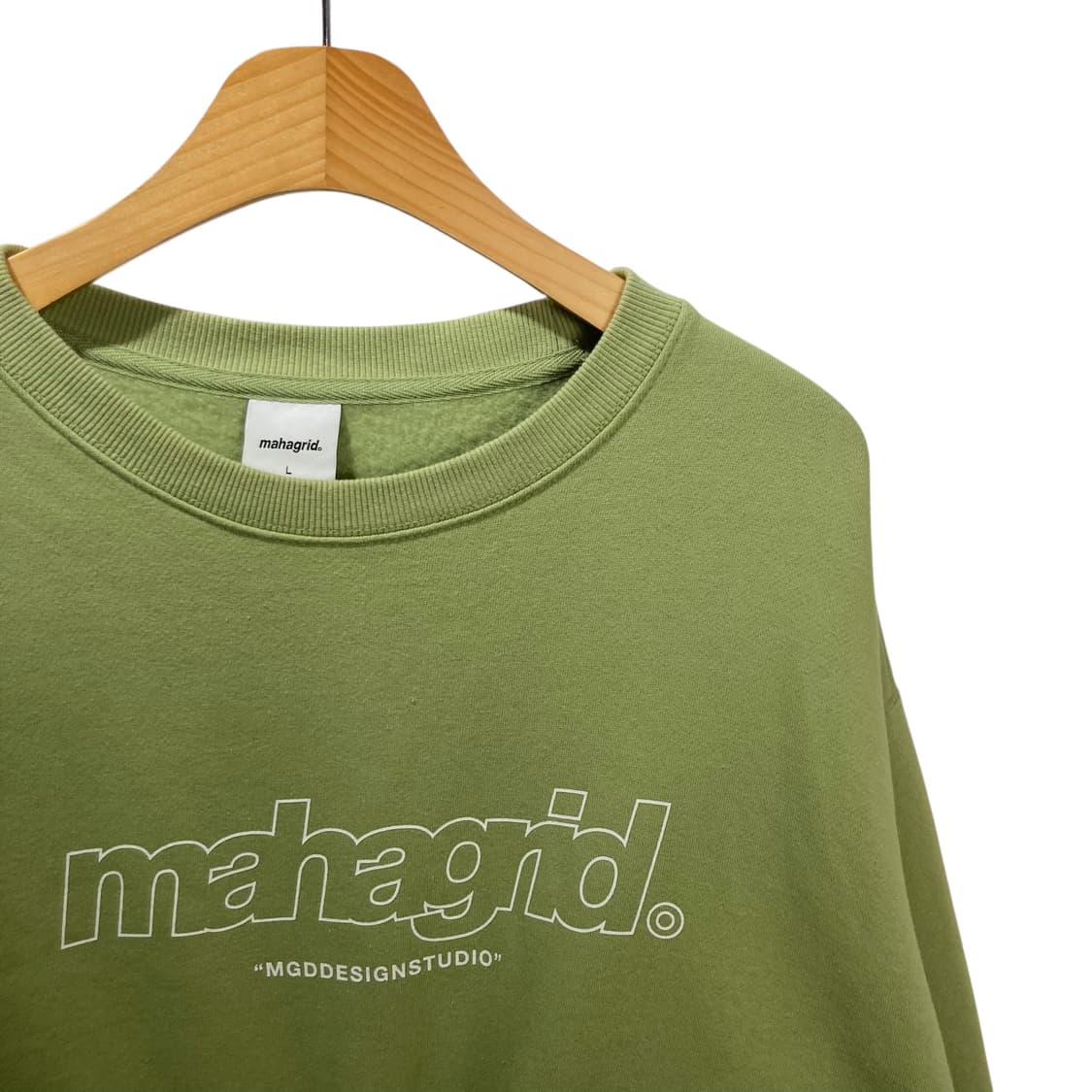 마하그리드 연두 맨투맨 상품이미지3