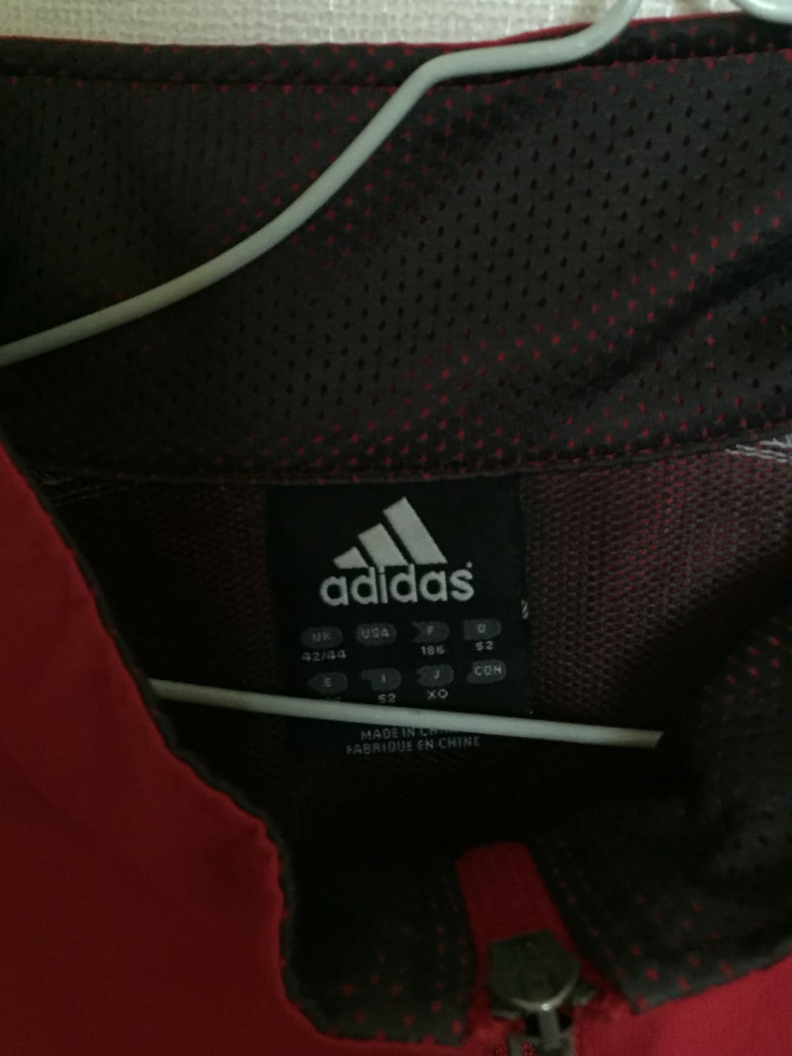 빈티지 아디다스 져지 레드 상품이미지3