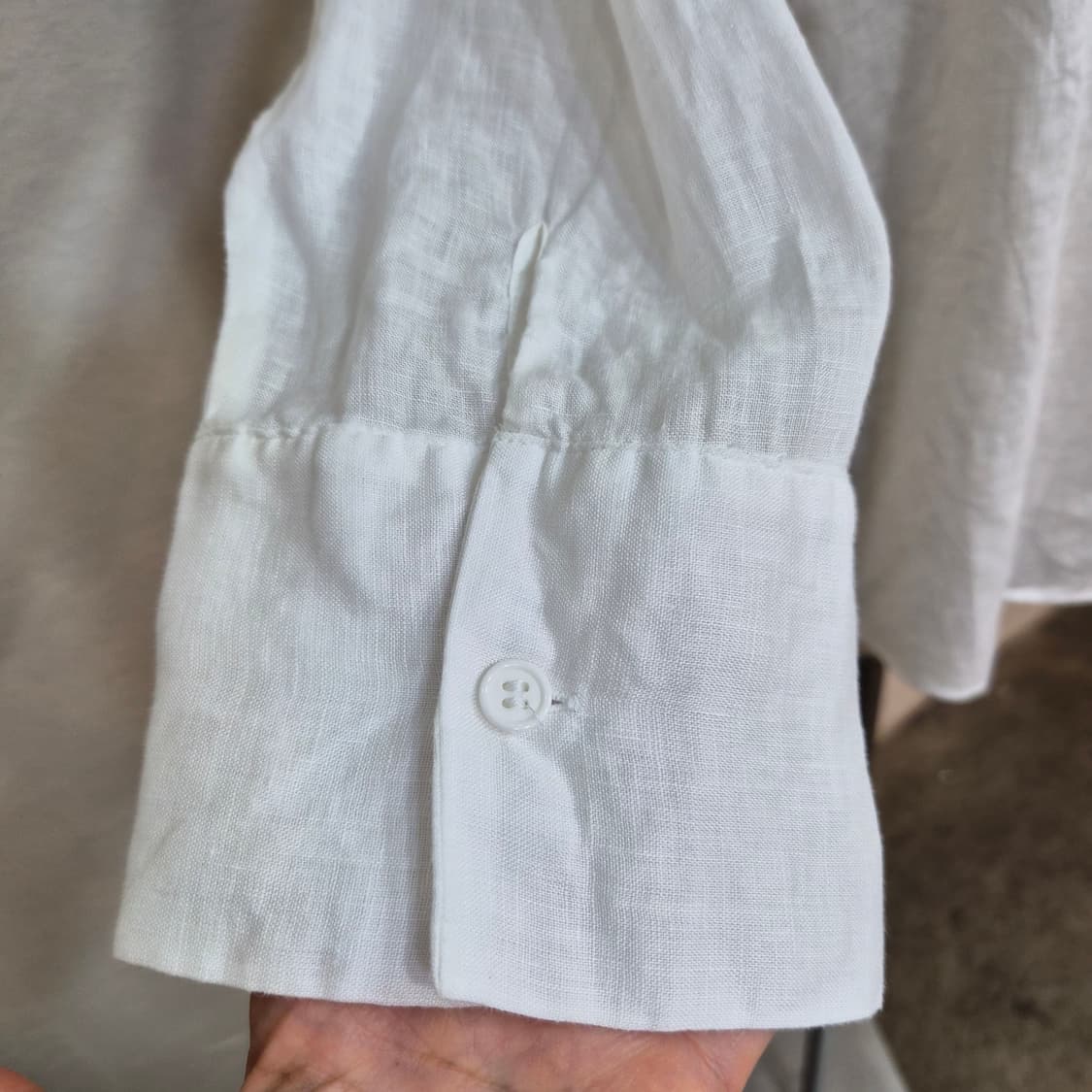 재팬 ZARA 퓨어 린넨 오버 셔츠 상품이미지6