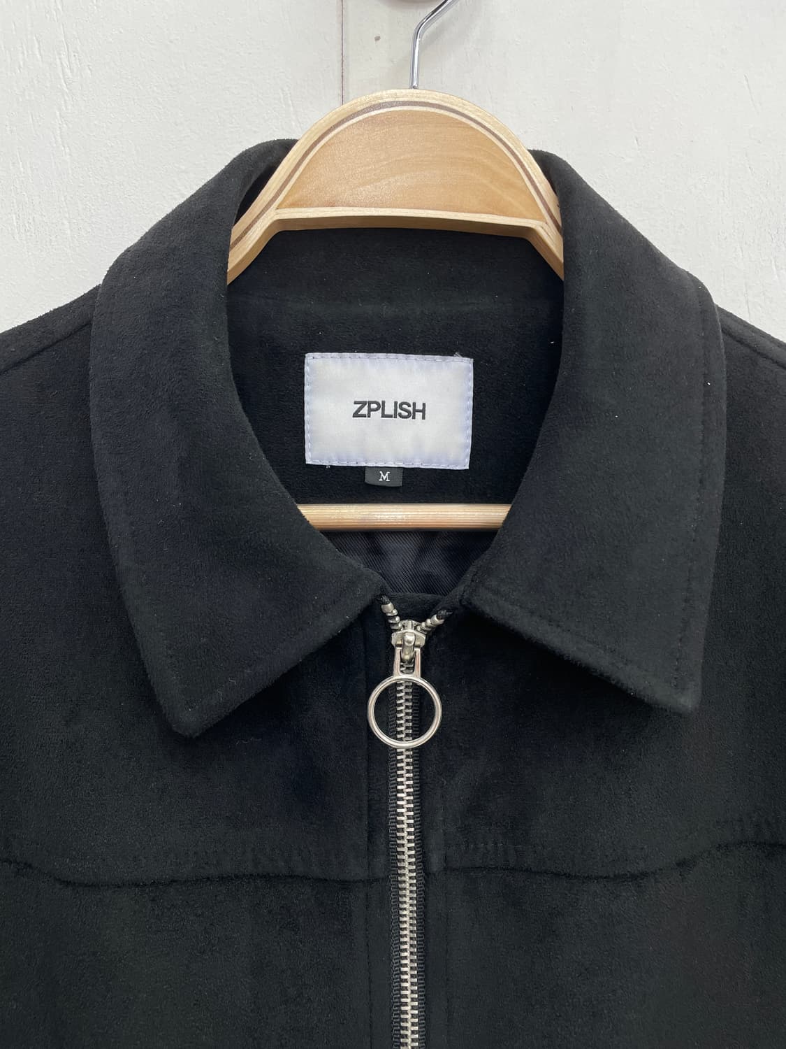 지플리시(ZPLISH) 미니멀 스웨이드 블루종 자켓 상품이미지6