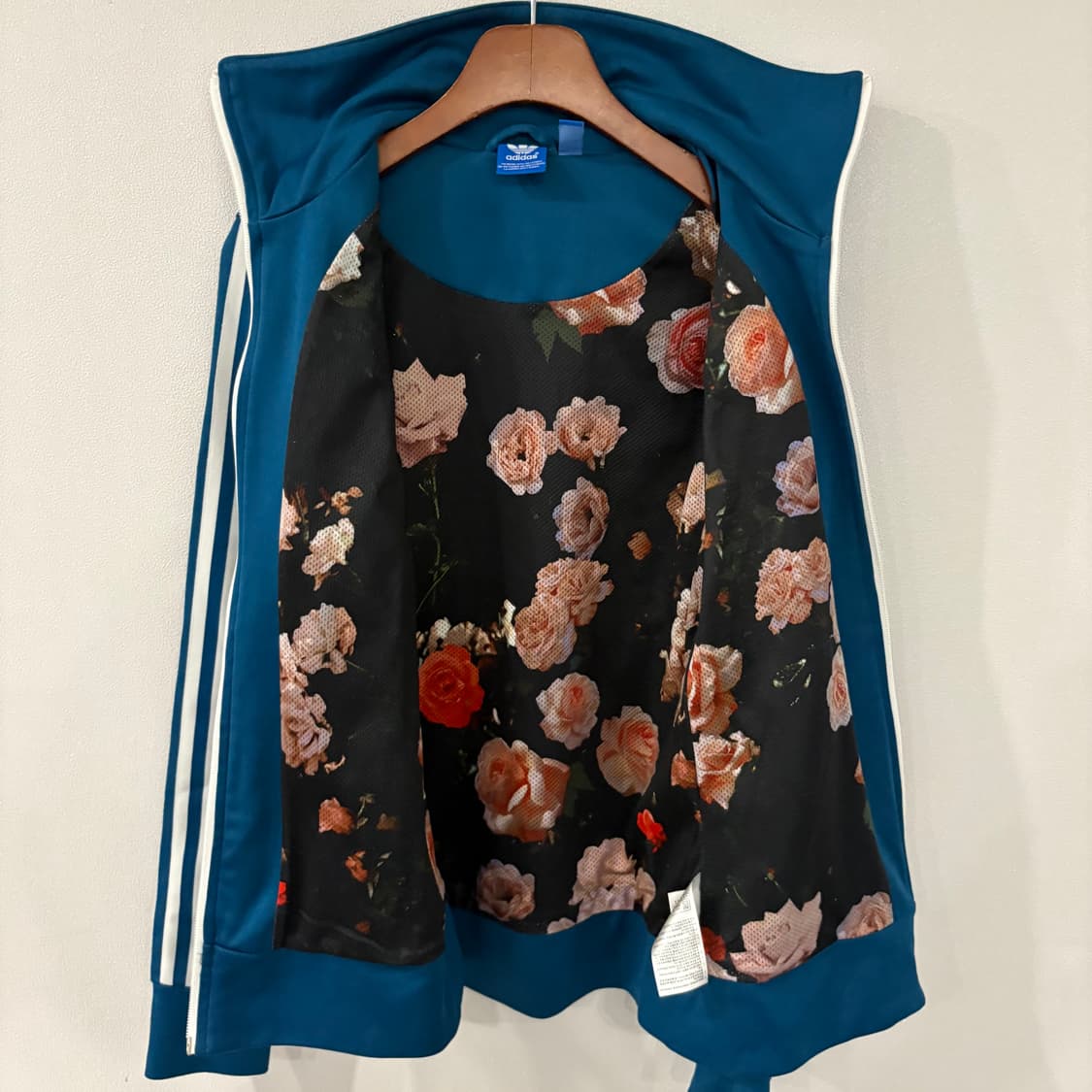 아디다스 삼선 져지 트랙탑 블루 85 상품이미지8