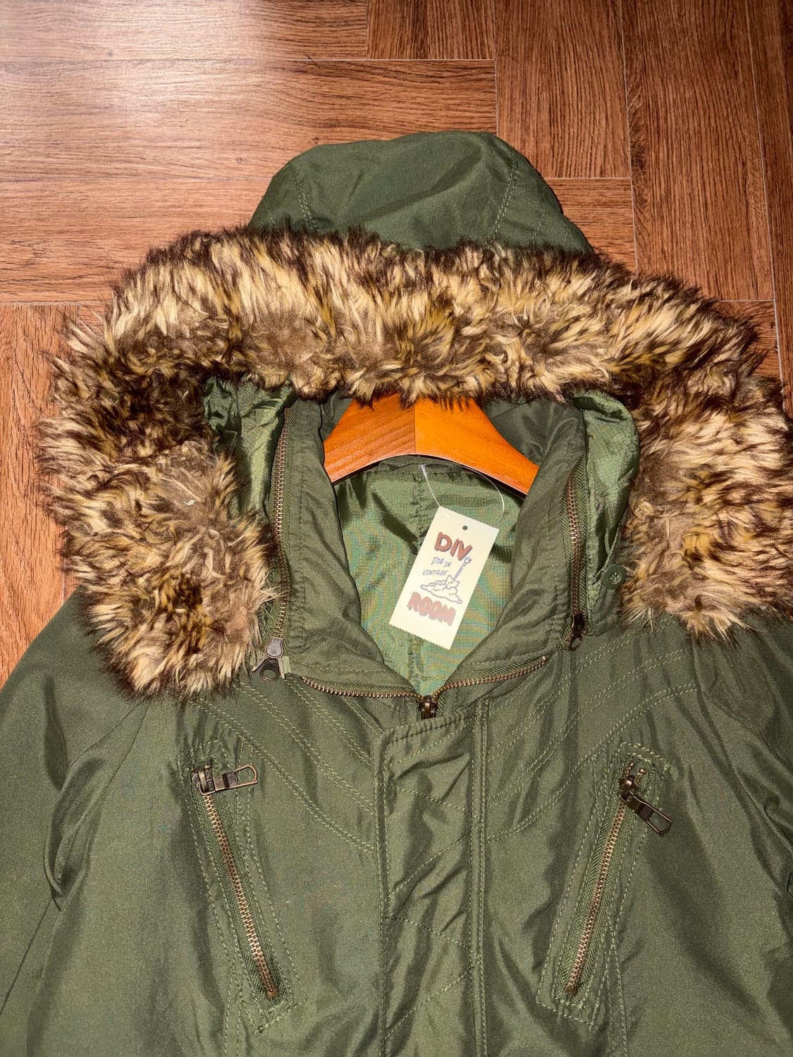 일본빈티지 디테일 야상패딩 상품이미지7