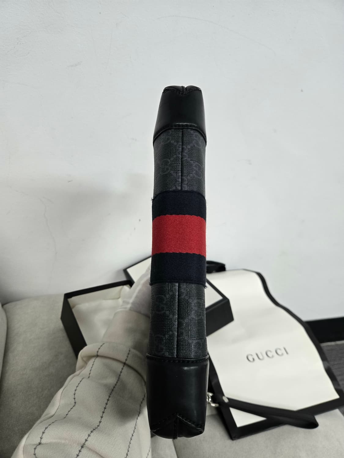 [보증서 정품] 구찌 웹삼선 클러치백 상품이미지4