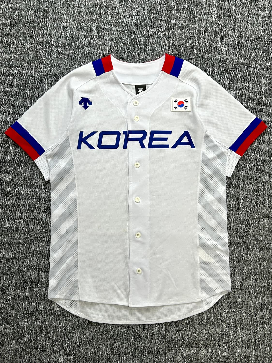데상트 코리아 국대 베이스볼 유니폼 M  상품이미지3