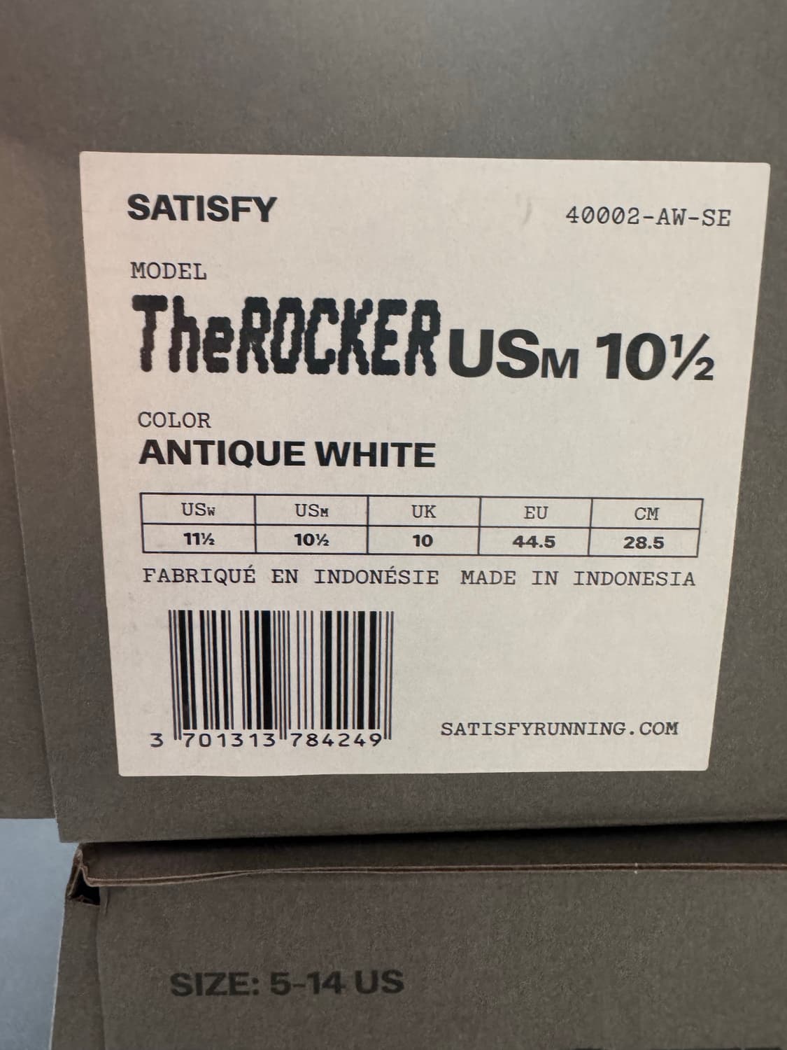 새티스파이 SATISFY더락커 therocker 앤틱화이트 US10.5 상품이미지3