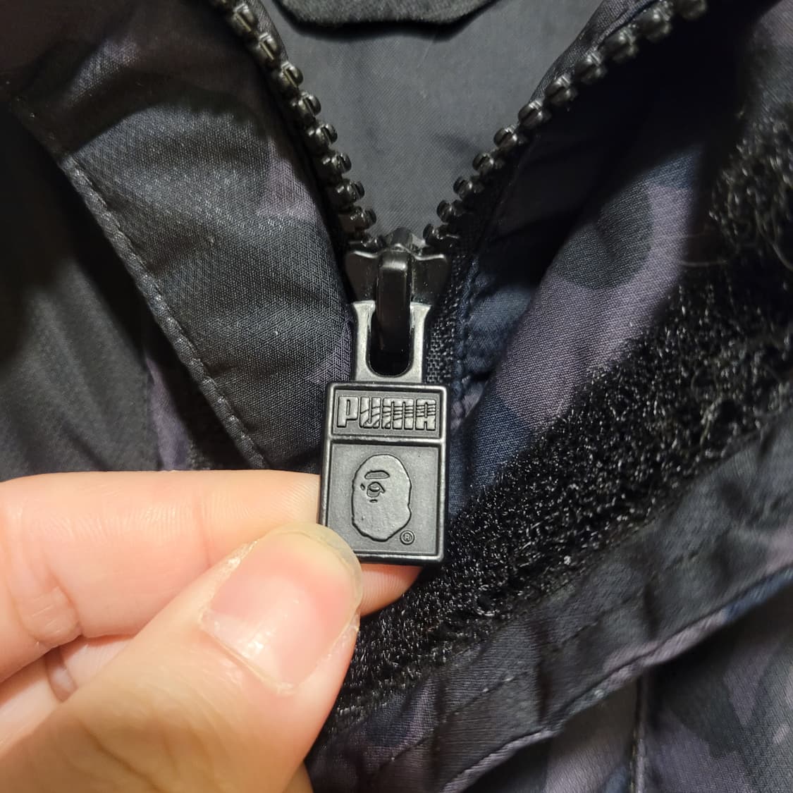 베이프 푸마 흑계 롱패딩 S  상품이미지4