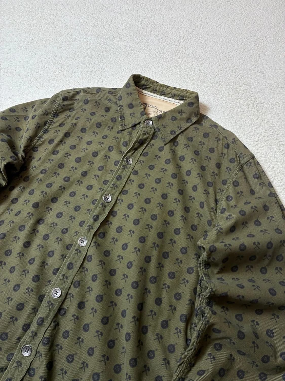 리바이스 레드탭 00's 코듀로이 패턴 셔츠 PN7797 상품이미지2