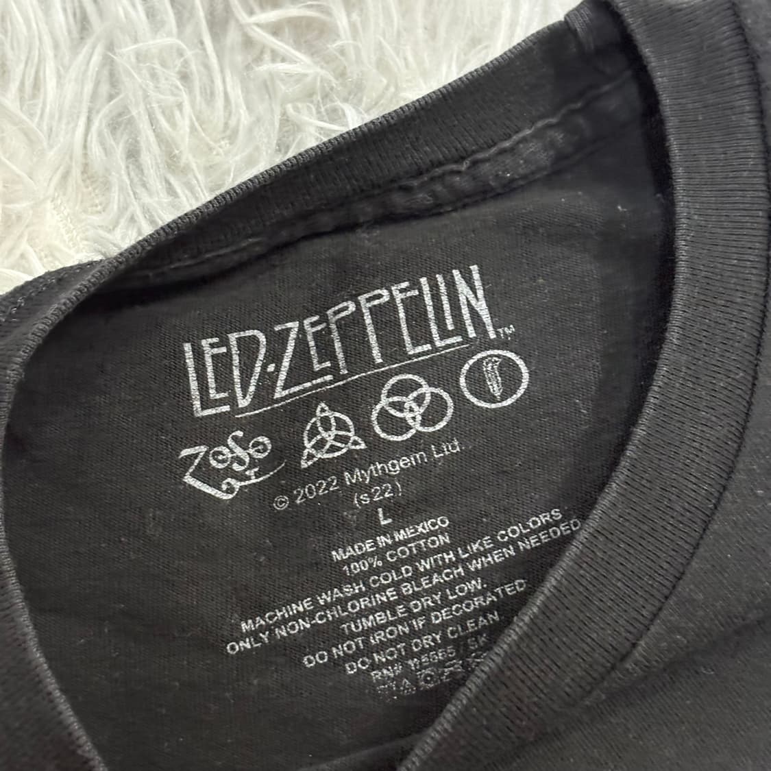 Led Zeppelin 레드제플린 1977 Tour 티셔츠 상품이미지4