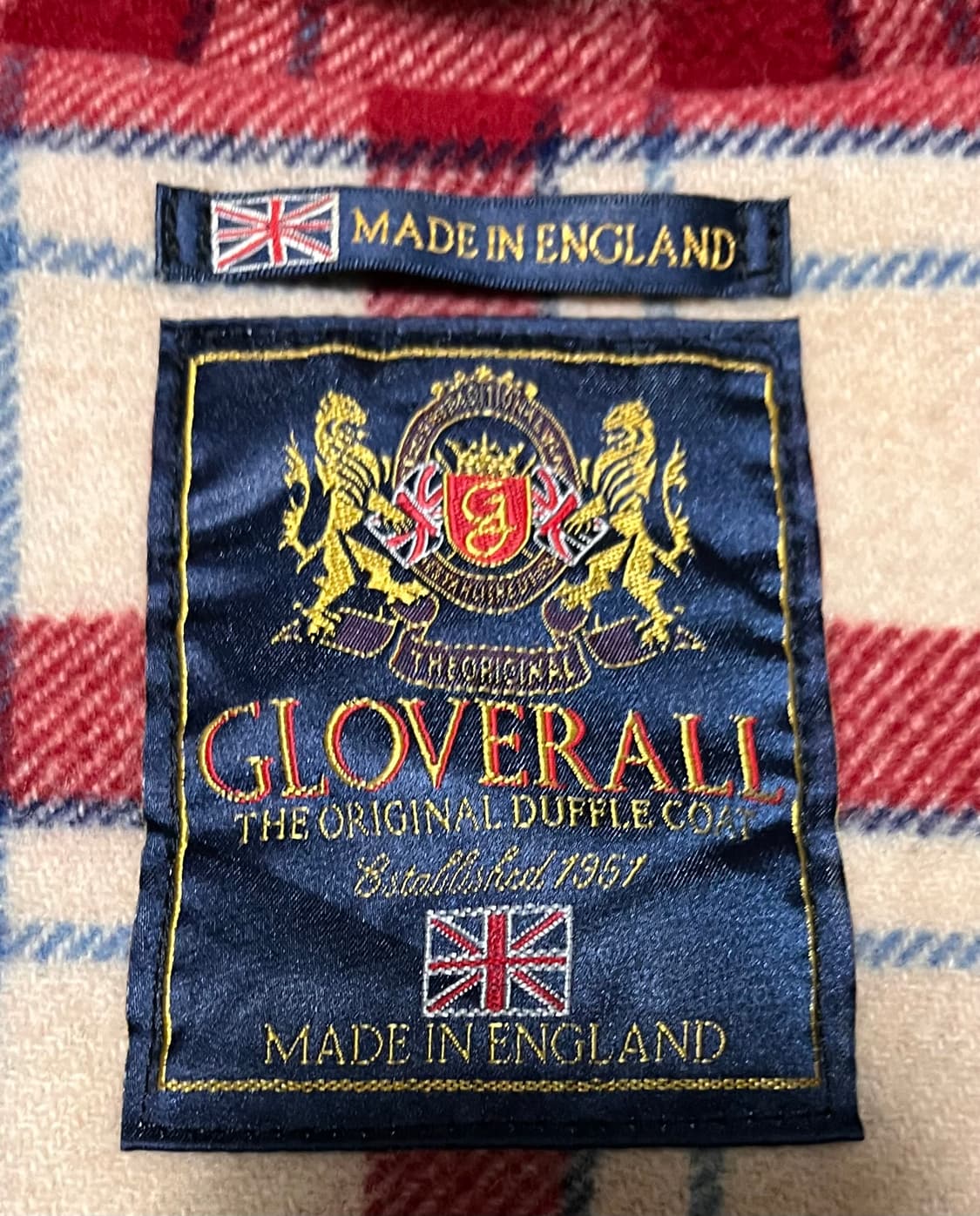 글로버올 더플 코트 FR44 레드 상품이미지4