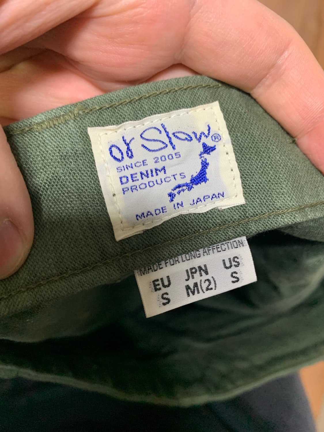 Orslow 퍼티그 팬츠 올리브 2사이즈 상품이미지3