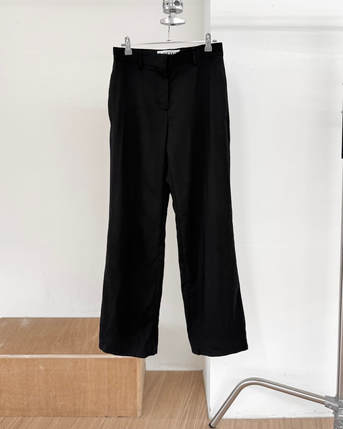 로에베 블랙 스트레이트 트라우저  상품이미지1