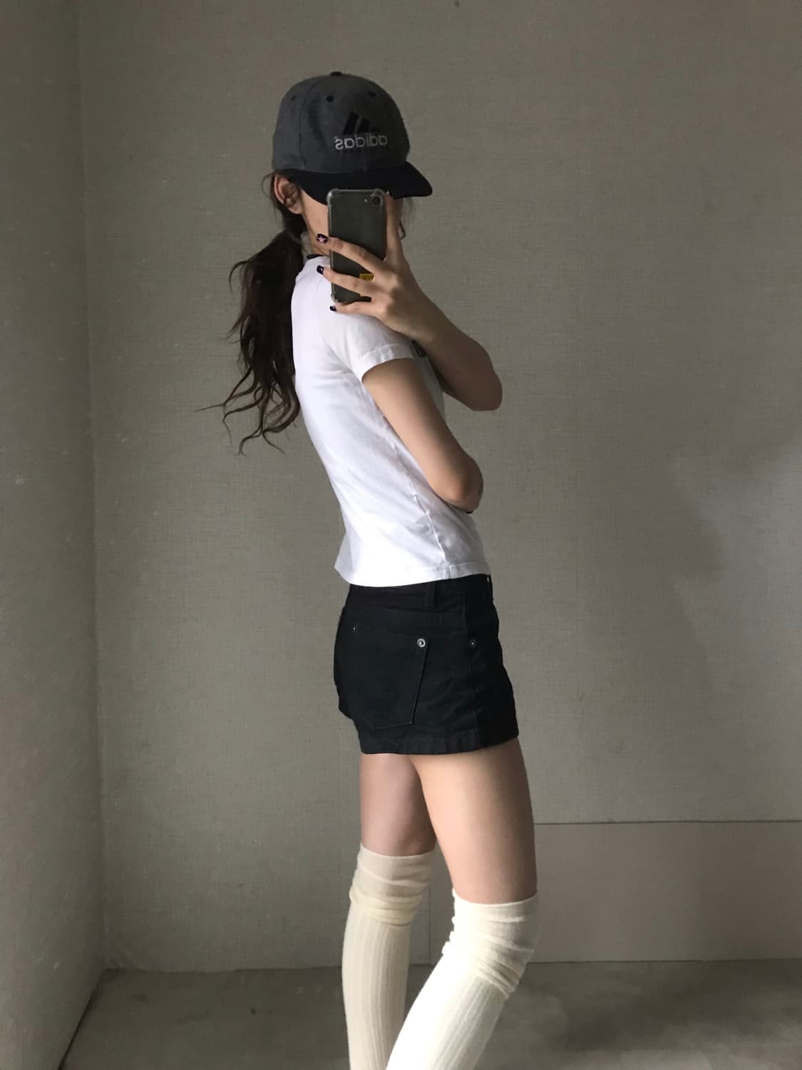 아베크롬비 화이트 슬림핏 반팔티셔츠 상품이미지4