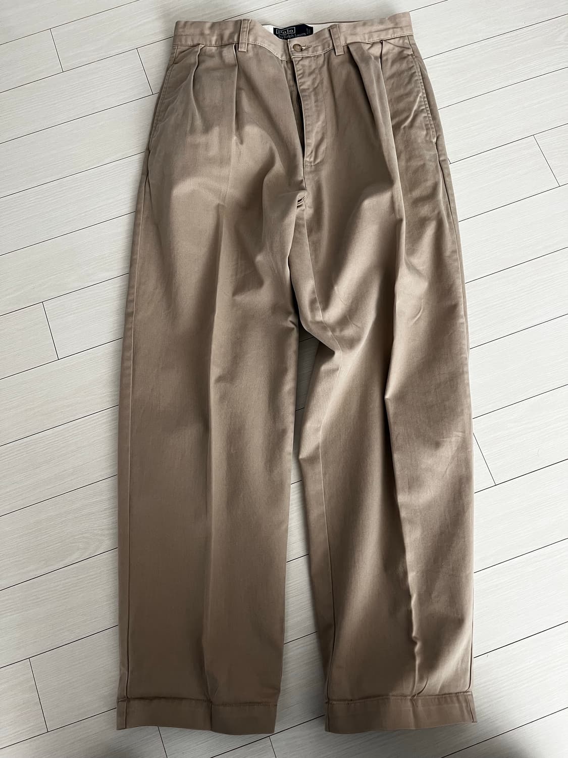 폴로 랄프로렌 앤드류 더블 플리츠 치노 팬츠 상품이미지1