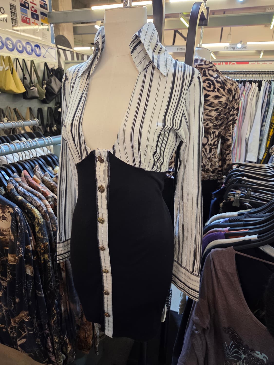  Skiny lip 갸루 셔츠원피스 상품이미지1