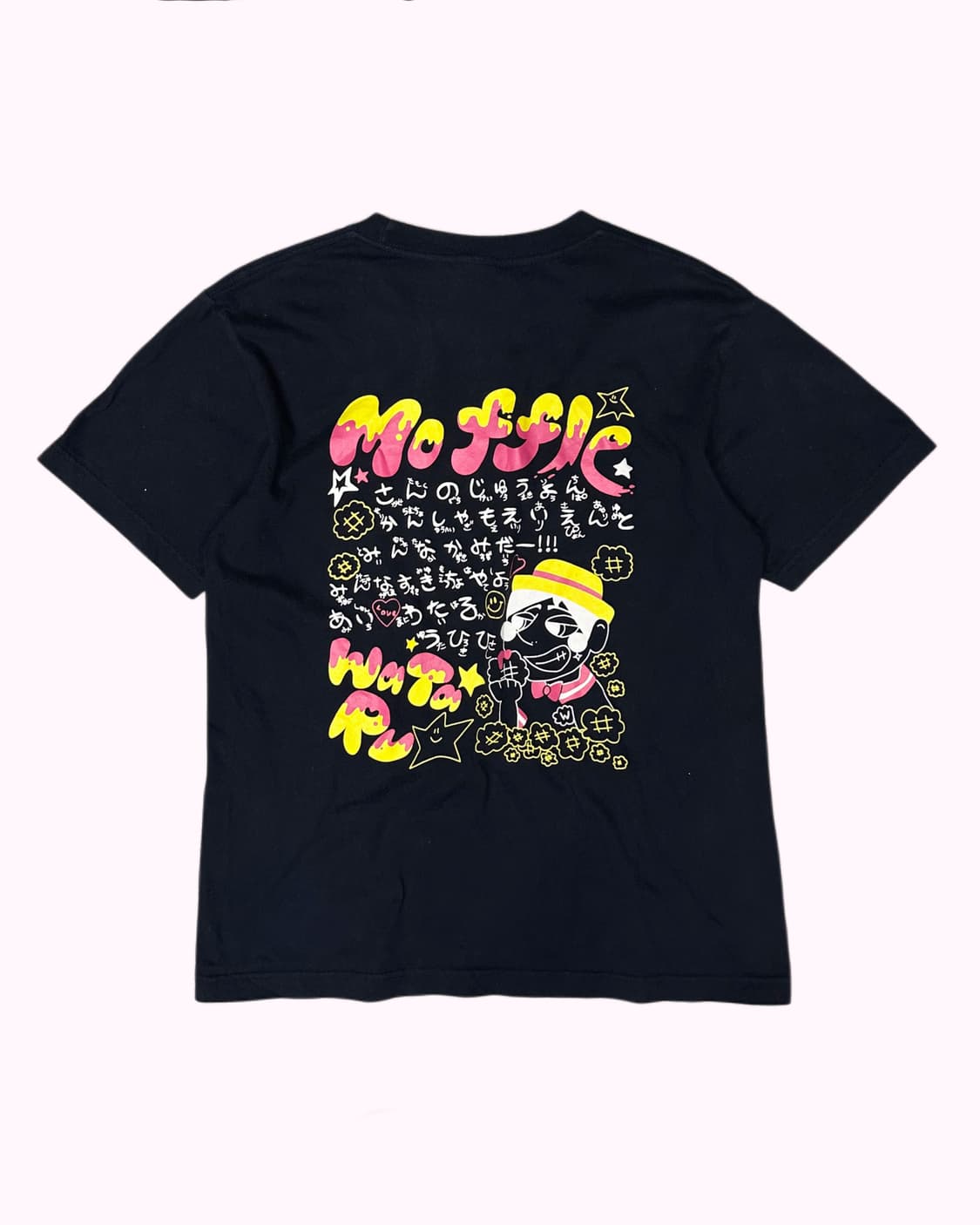 hiragana printing navy t-shirt 상품이미지4