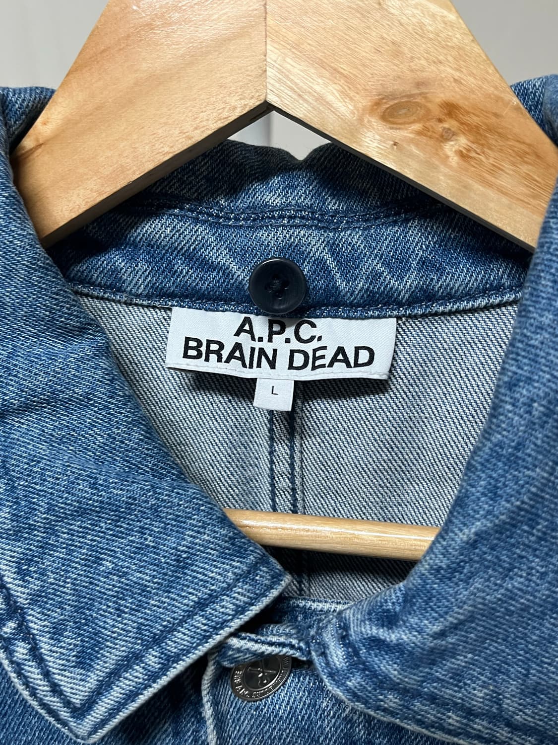 A.P.C x braindead imhotep denim jacket 상품이미지3