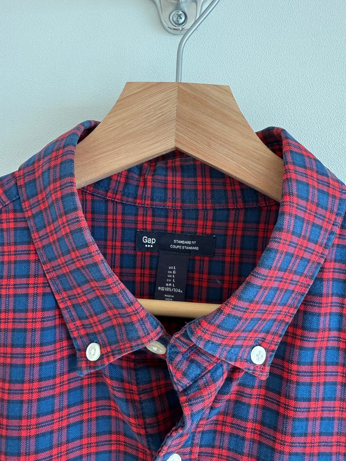 갭(GAP) 체크 셔츠 상품이미지6