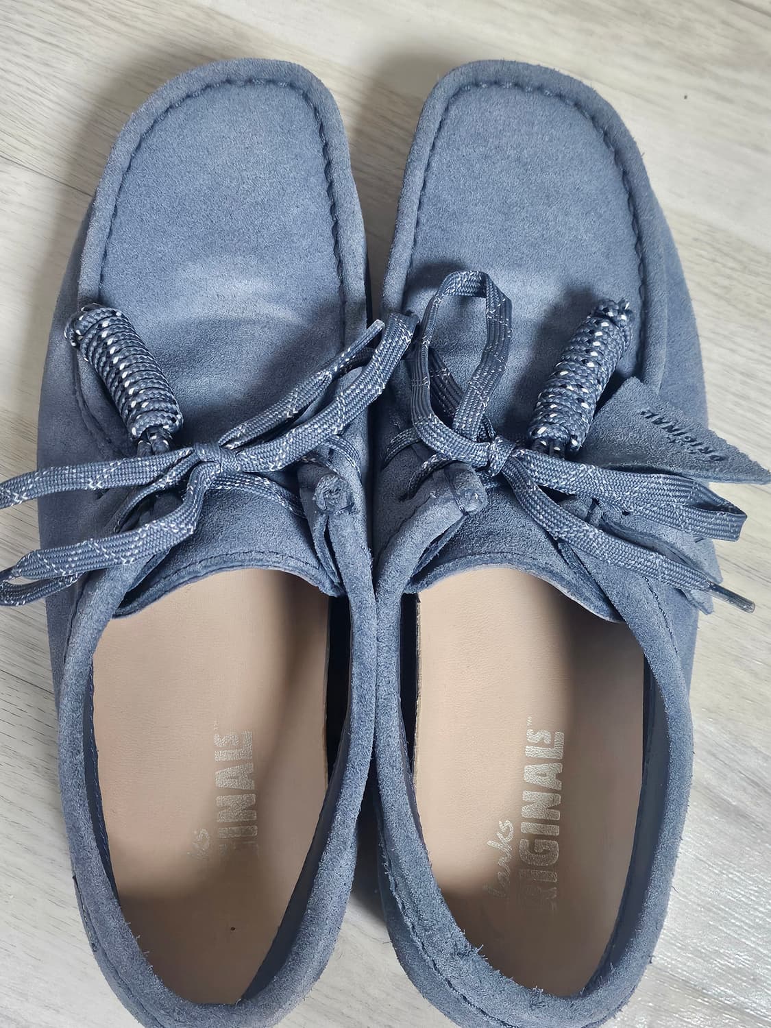 클락스 왈라비 고어텍스 블루그레이 상품이미지3