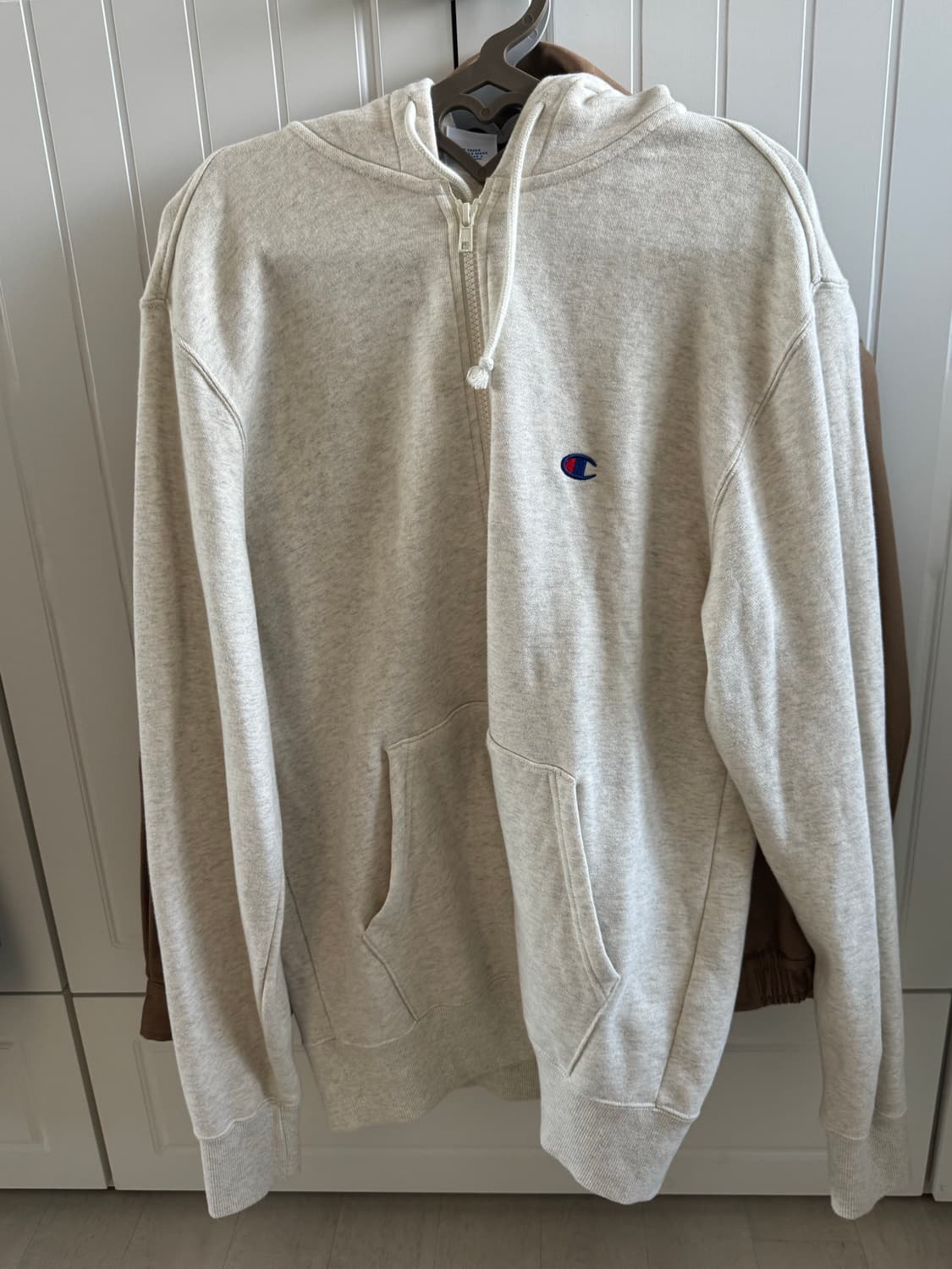 챔피온 c로고 후드집업 오트밀 상품이미지2