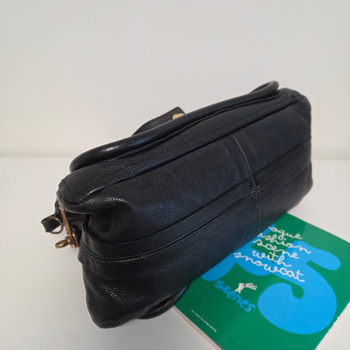 chloe 끌로에 정품 미디움 파라티백 금장 블랙 토트 숄더 상품이미지6