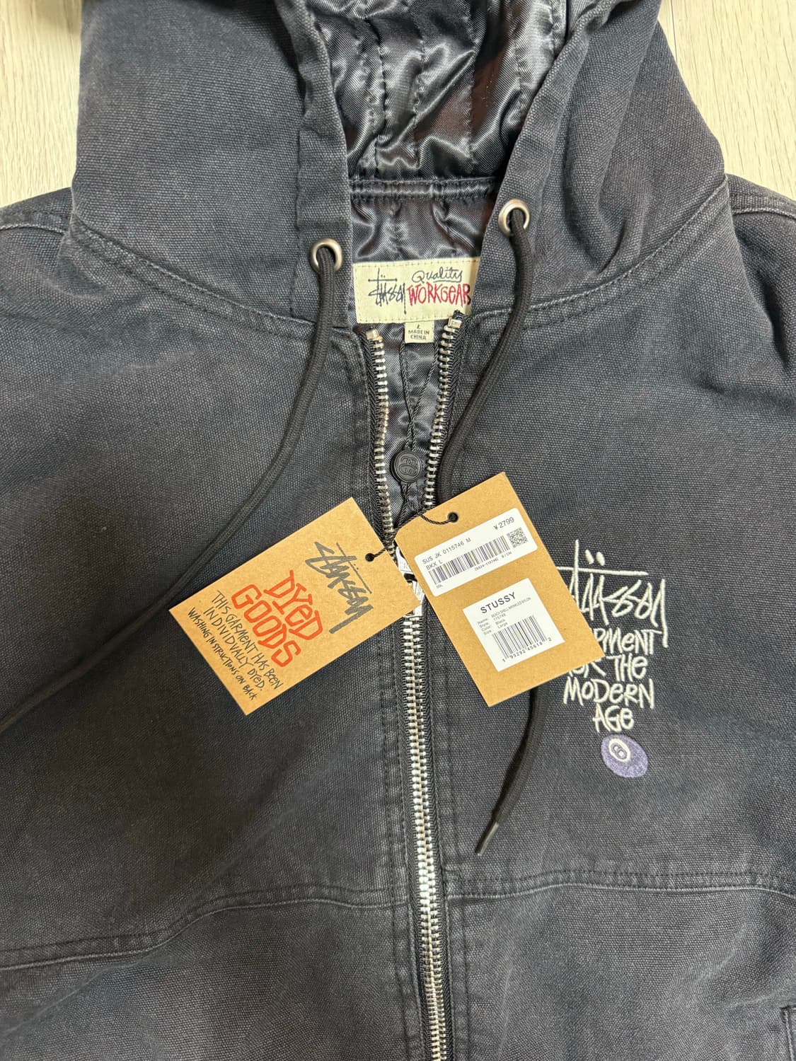 (L)스투시 WORKGRAR 캔버스 워크자켓 상품이미지2