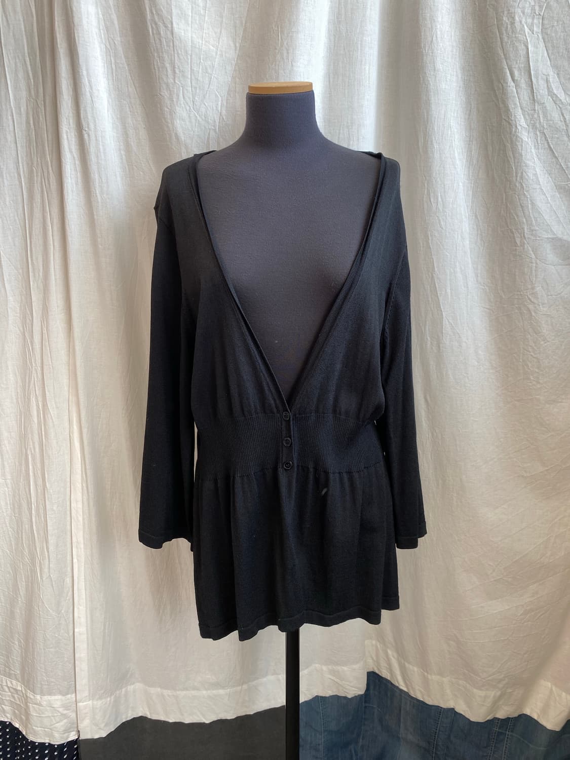 블랙 가디건(L) 상품이미지1