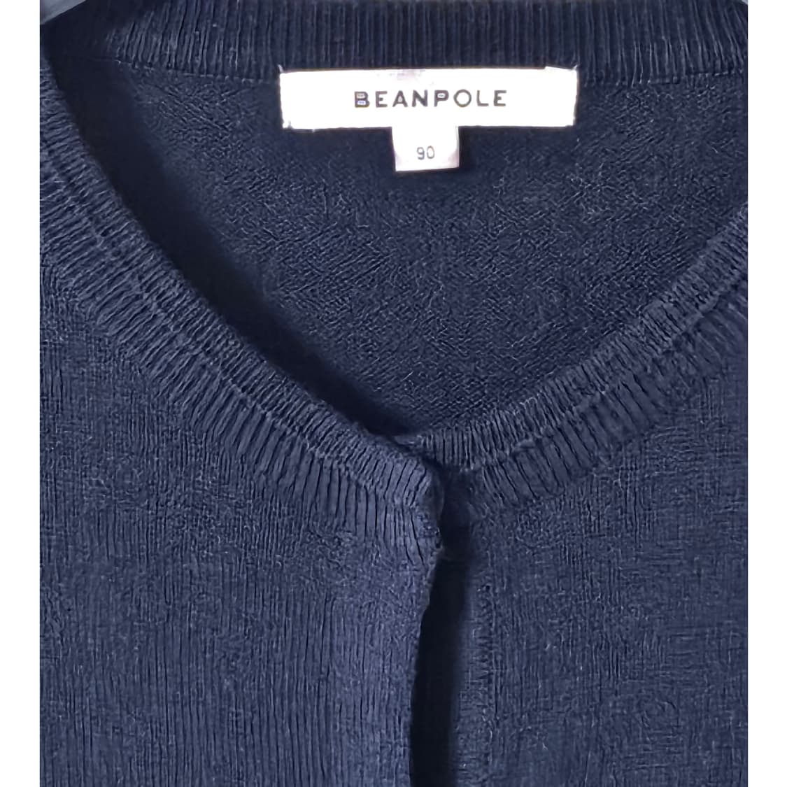 💙 빈폴 네이비 비즈 포인트 니트 가디건 90 (55~슬림66) | 단 상품이미지4