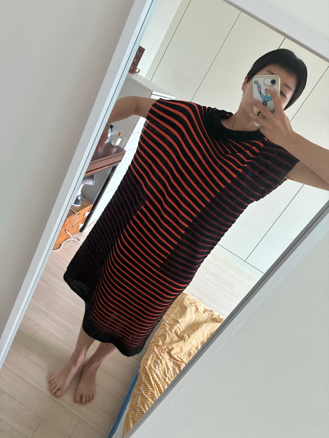 [PLEATS PLEASE Issey Miyake] 비대칭 롱원피스 상품이미지6