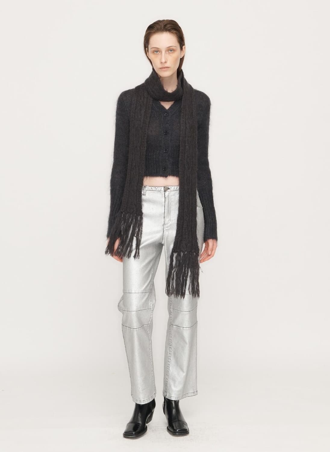 Open yy mohair cardigan 모헤어 가디건 더오픈프로덕트 상품이미지3