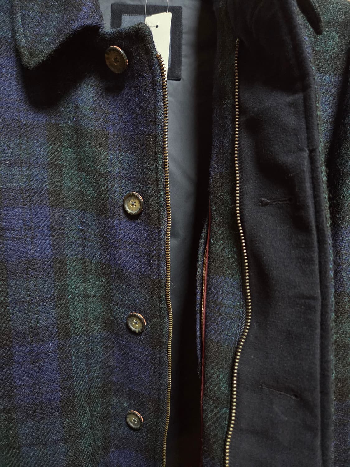 브룩스 브라더스 블랙와치 워킹코트 L 상품이미지4