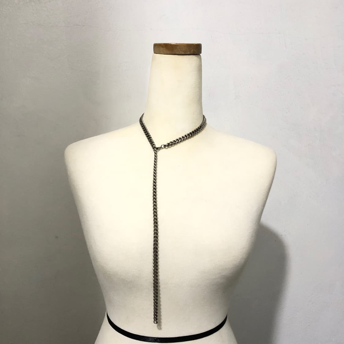 빈티지 실버 체인 목걸이 갸루 펑크 긱시크 오리엔탈 하구미 페어리 상품이미지1