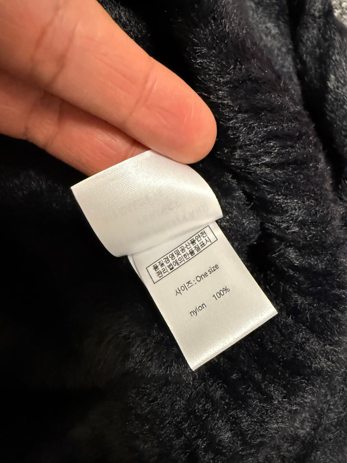 [ONE SIZE] 더 미스테리어스 호텔 크롭 퍼 가디건 블랙 상품이미지9