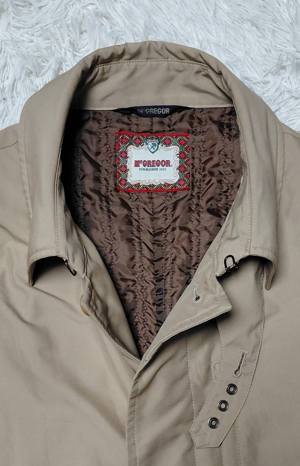 Mcgregor 남성 베이지 트렌치 코트 (105) 상품이미지2