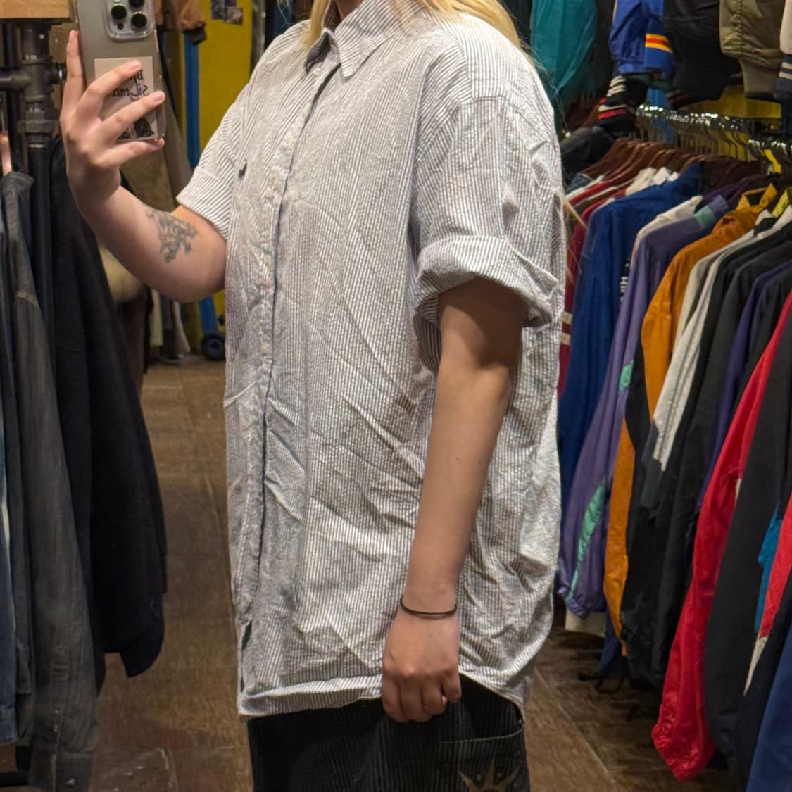 [HI] 폴로 랄프로렌 반팔 셔츠 스카이블루  상품이미지3