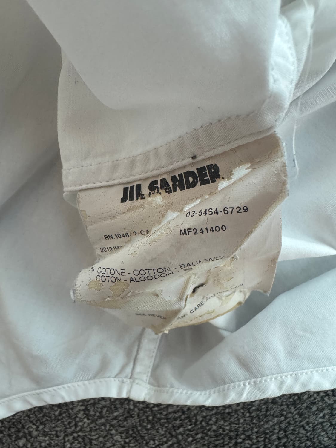 Jil Sander Minimal Half Shirts 40 상품이미지4