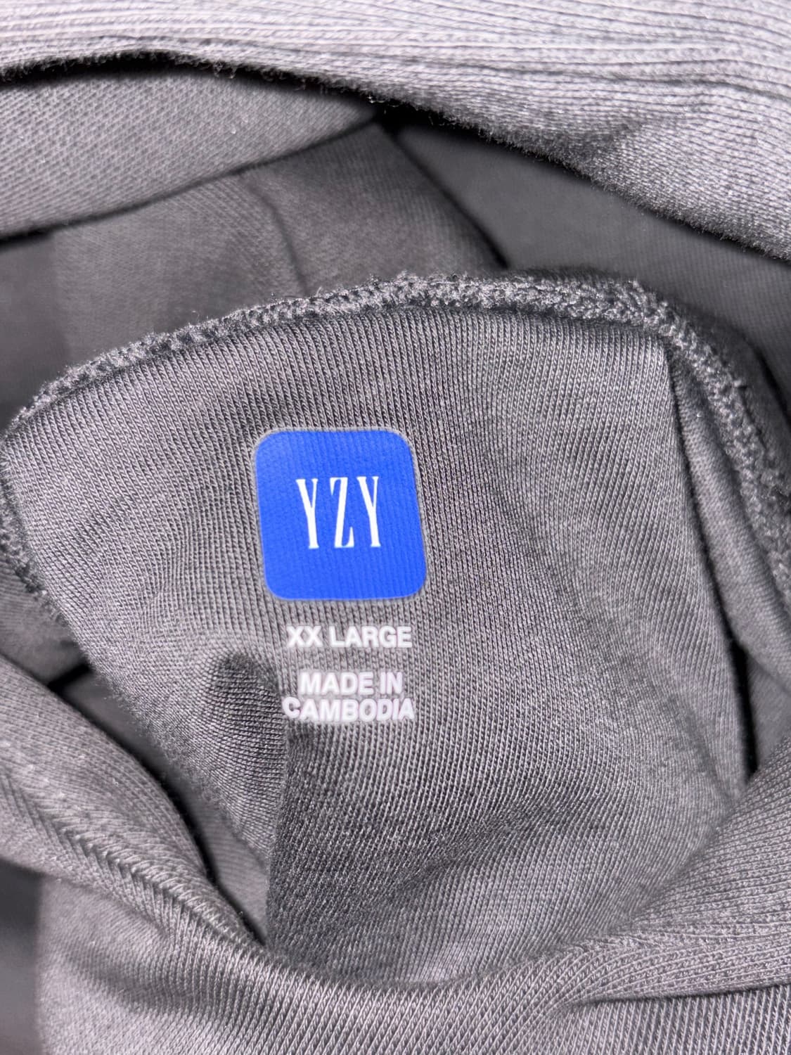 XXL 이지 갭 발렌시아가 도브 후드 블랙 상품이미지5