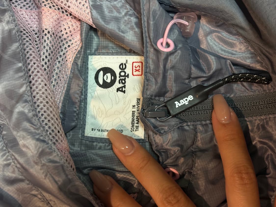 에이프 Aape 우먼 크롭 바람막이 xs 베이프 bape 상품이미지2