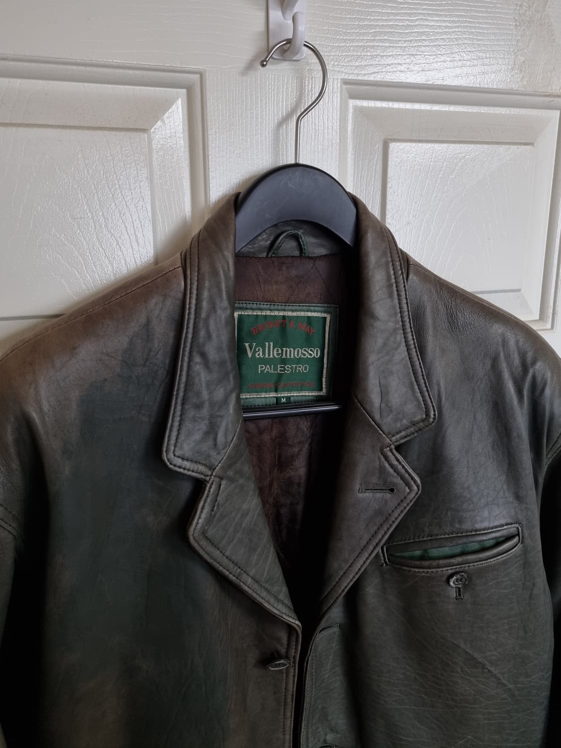 1980 valle mosso palestro Leather Jacket 상품이미지2