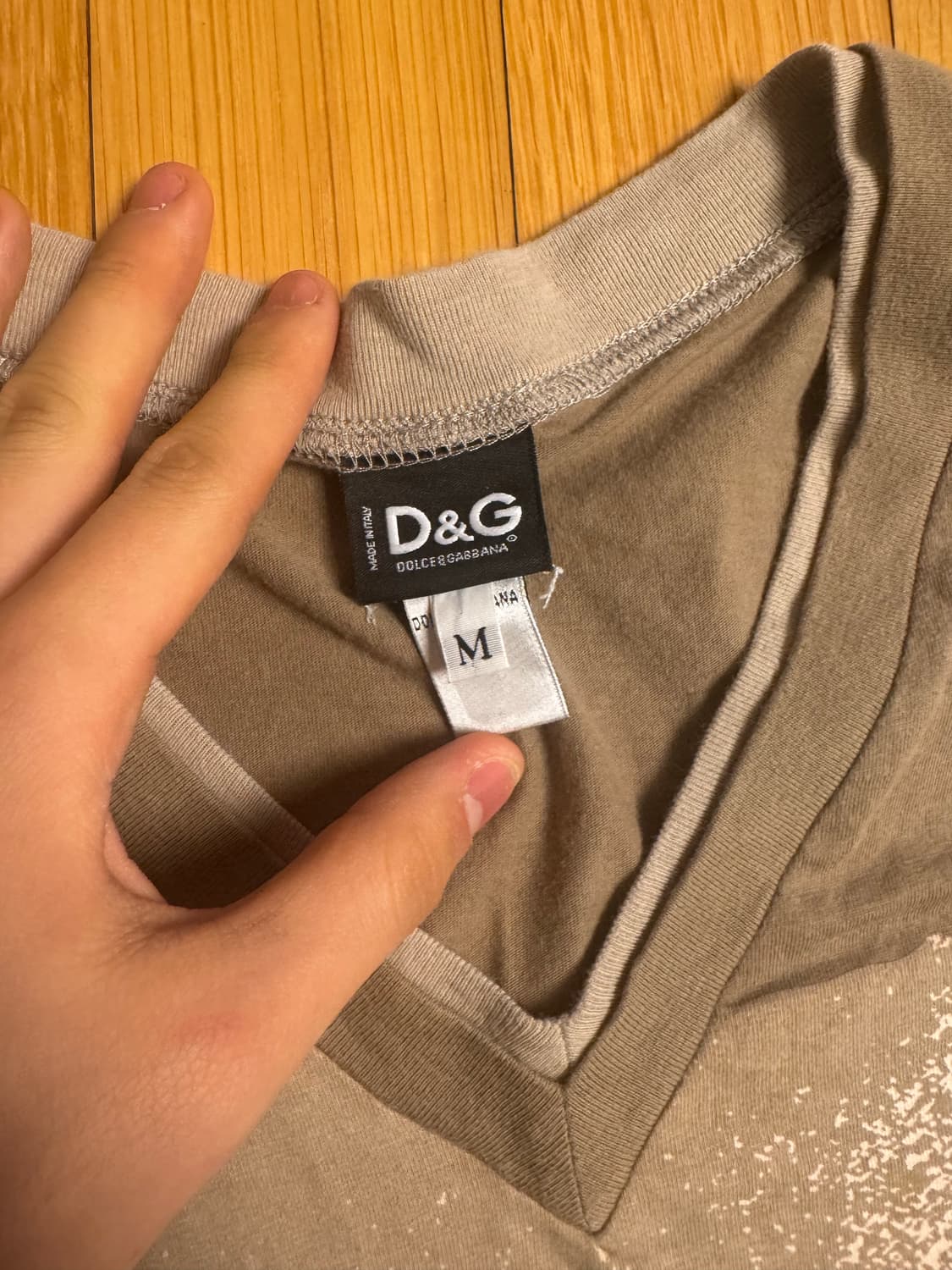 돌체앤가바나 레이어링 프린트 반팔 m 상품이미지4