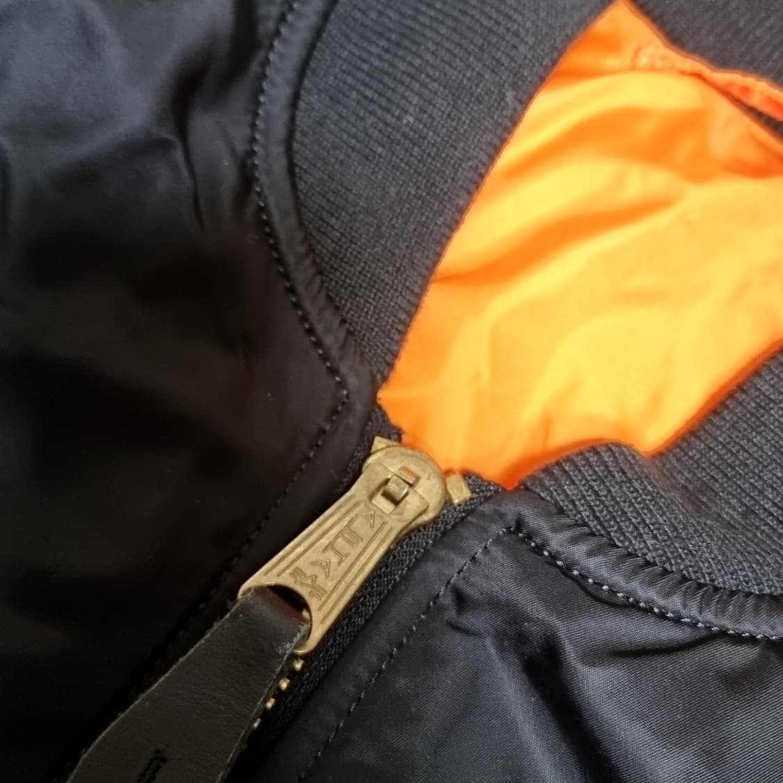 알파인더스트리 블랙 MA-1 항공 점퍼(100-105) 상품이미지9