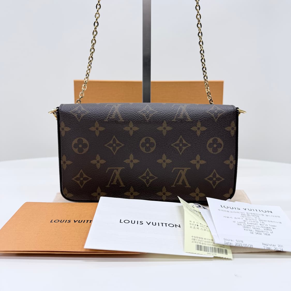 [S+급/OS] 루이비통 포쉐트 펠리시 모노그램 여성백 가방 상품이미지6