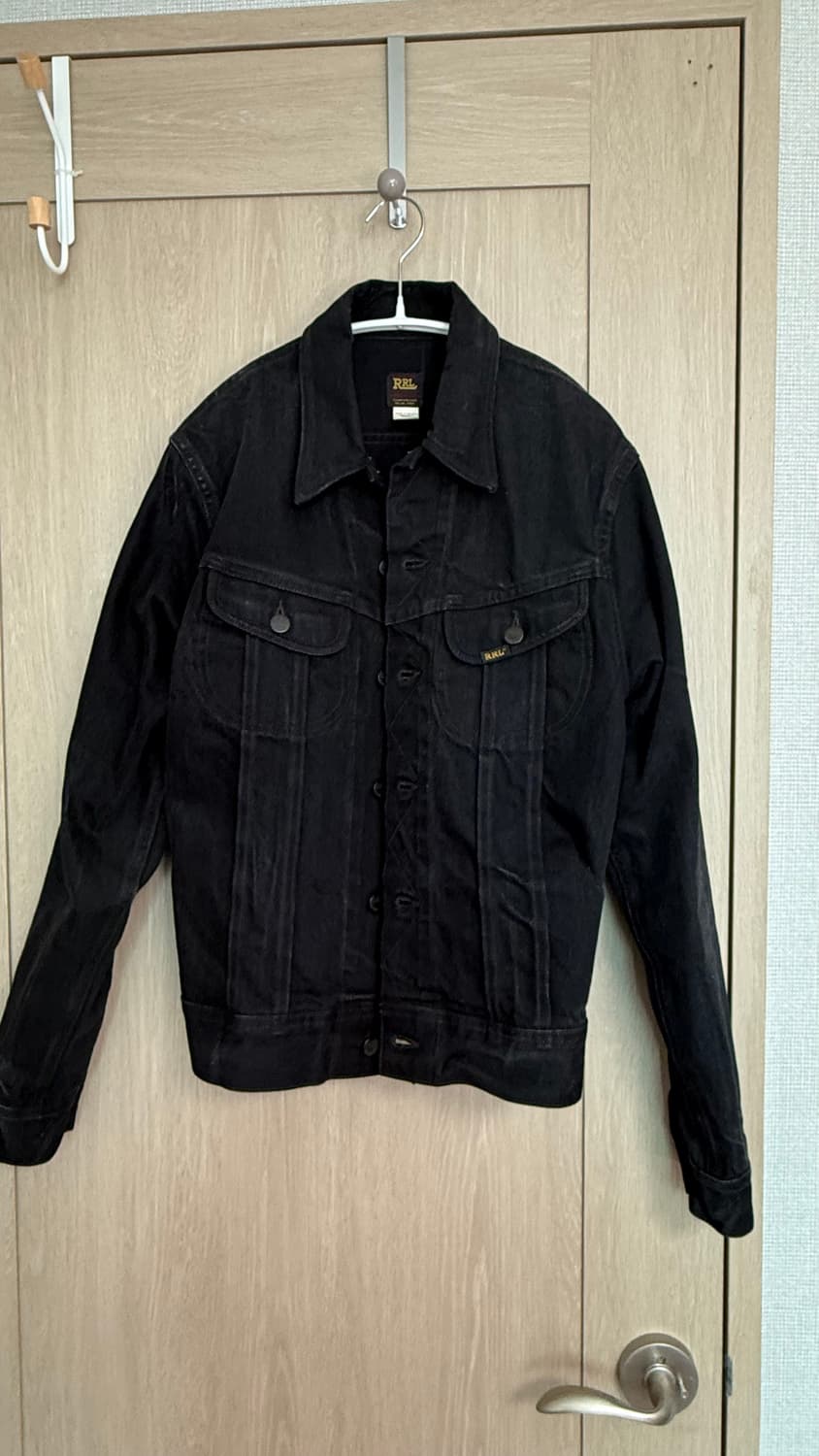 RRl lot271 흑청 데님 트러커 자켓 상품이미지1