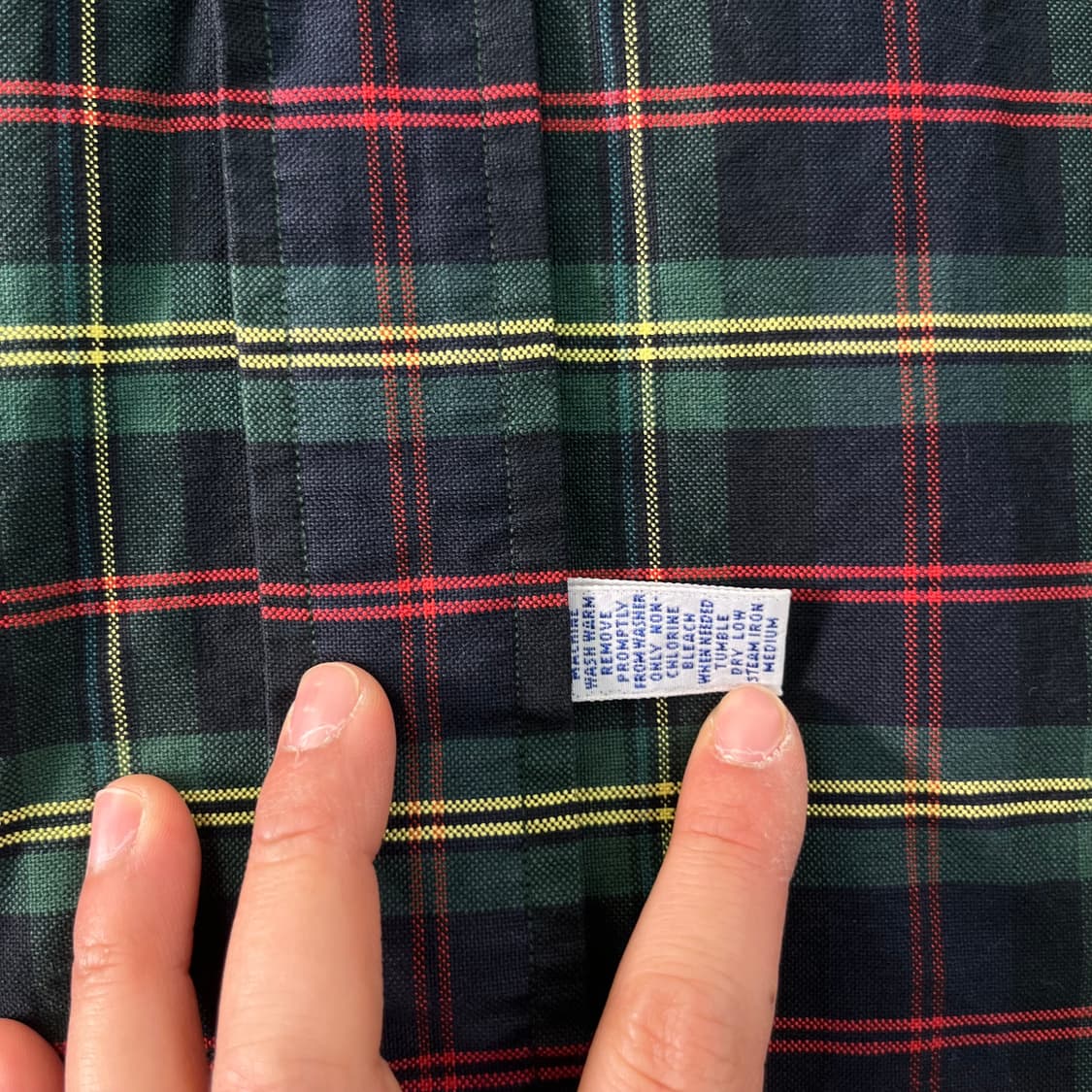 105 폴로랄프로렌 방패로고 빈티지 체크 셔츠 상품이미지6