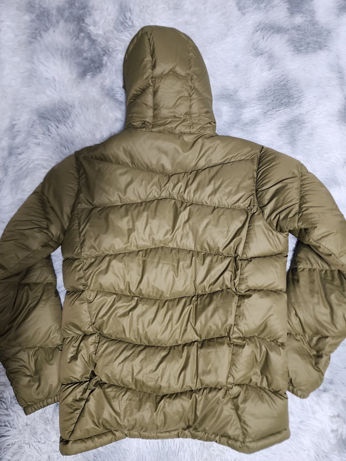 카트만두 펜텍스  후드 덕다운 패딩 점퍼 카키 상품이미지2